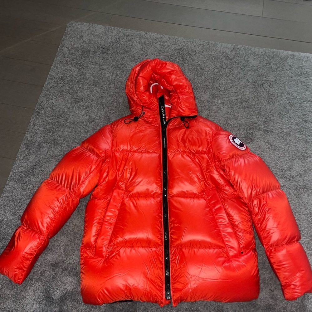 Canada Goose Crofton Puffer - Monarch Orange size XL